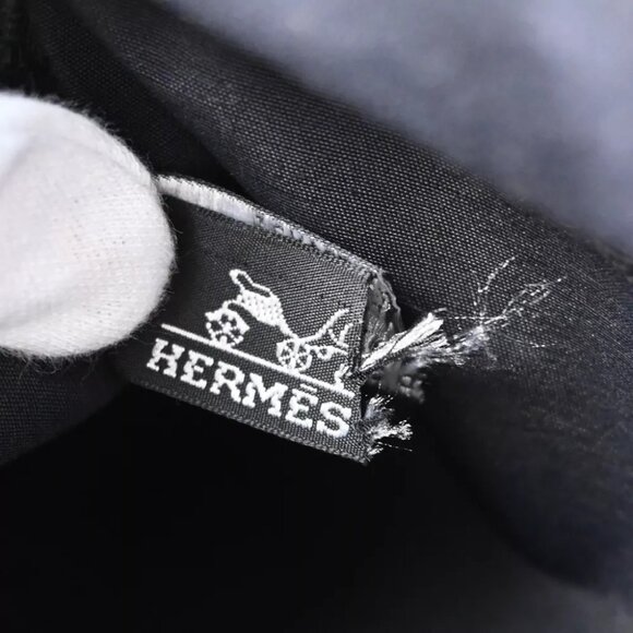 Hermes Black Chevrons Acapulco PM Tote Handbag - Picture 9 of 10